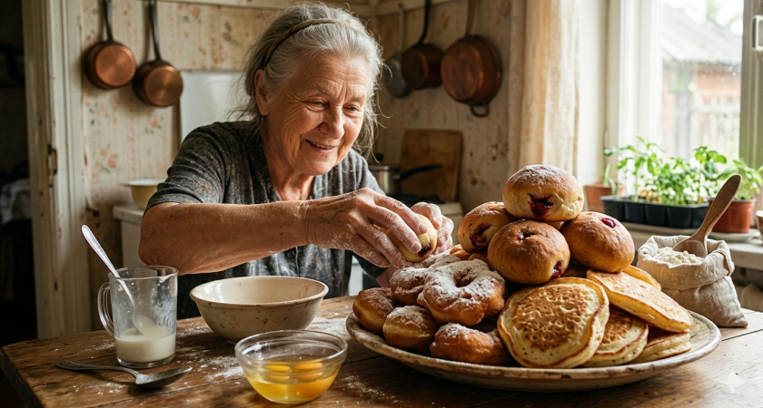 Беру стакан кефира, 2 яйца и 3 ложки муки: на выходе получаю гору невероятной вкуснятины, которой не купишь в магазине