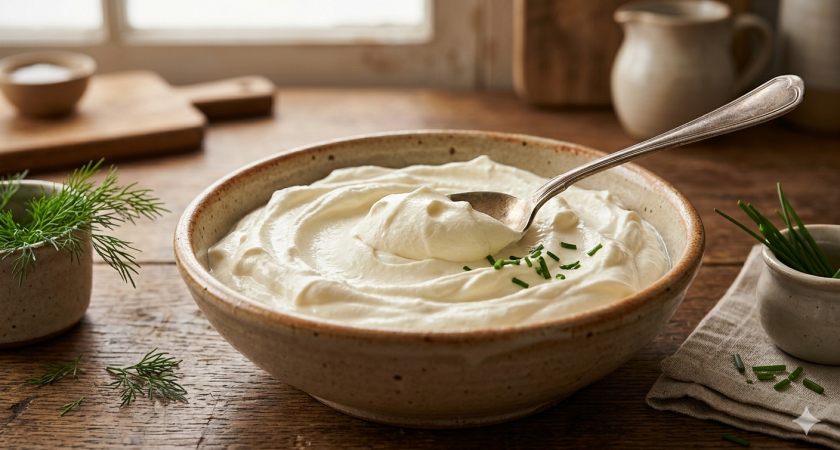 Беру 3 ингредиента и за ночь получаю сметану: такую вкусноту ни в каком магазине не купишь 