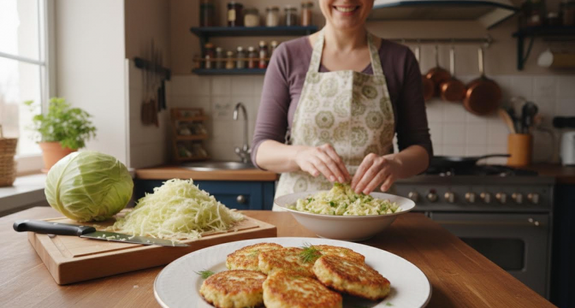 Капусту в последнее время готовлю чаще, чем мясо: показываю, как готовлю капустные котлеты, даже нелюбители едят с добавкой