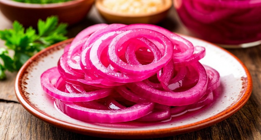 Как приготовить маринованный лук вкусно: рецепт "Трёхминутка"