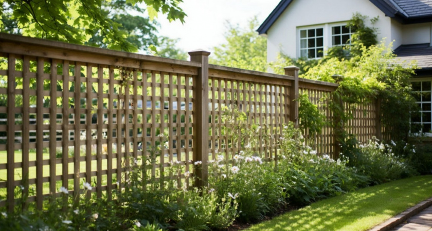 Профнастил и сетка-рабица давно в прошлом - умные хозяева ставят заборы на участке из этого материла - крепкий и красивый