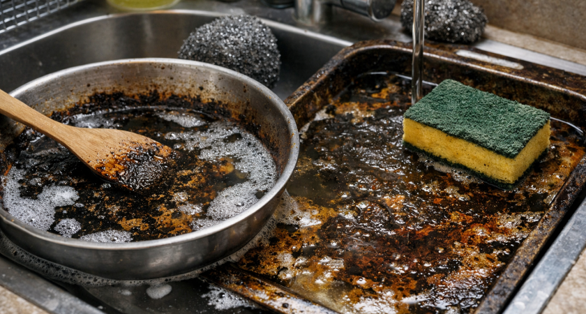 Замачиваете пригоревшую кастрюлю и ждёте чуда? Эксперт объяснила, когда вода действительно помогает, а когда это просто потеря времени
