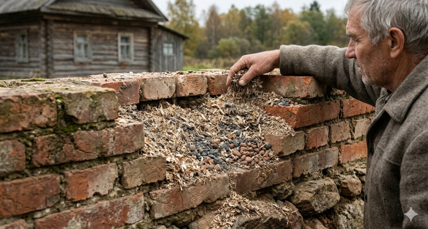 Никакой минваты: наши деды утепляли дома и они стояли по 100 лет: дешево и работает