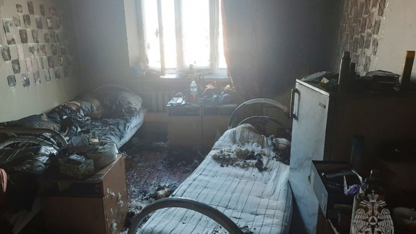 В Кировской области массово выводили студентов из задымленного общежития