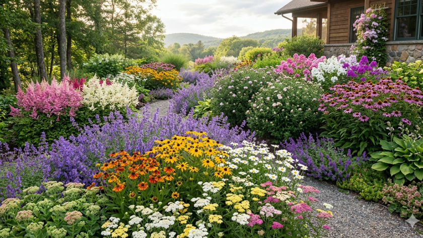 Посадил и забыл: неприхотливые многолетники, которые цветут всё лето и не просят полива и подкормок