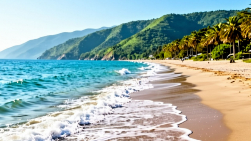 Не Сочи и не Адлер: уютный лечебный курорт с пустынными пляжами на Черном море - можно и "дикарями", и с детьми