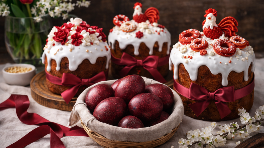 Больше не просто кулич: чем удивляют хозяйки на Пасху 2026 и почему все красят яйца в бургунди