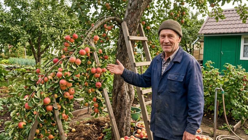 В СССР яблони подкармливали только так: 4 удобрения стоят копейки, а ветки трещат от урожая 