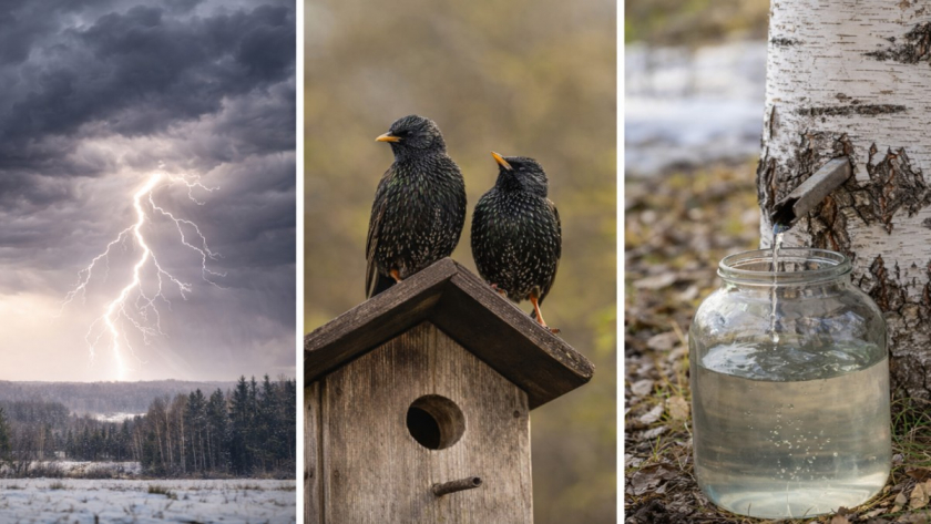 Гром с севера, берёза в соку и ранние скворцы – что апрельские приметы говорят о предстоящем лете и осени