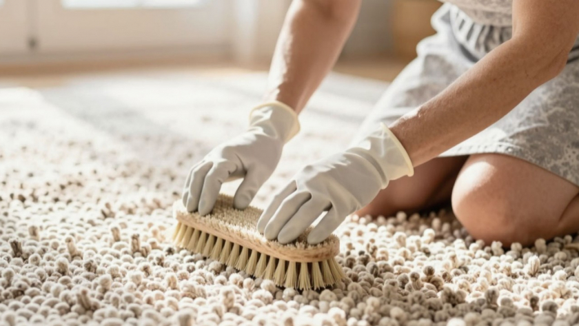 Ковры на улице больше не выбиваю - нашла способ лучше и в 2 раза проще: даже вода не нужна