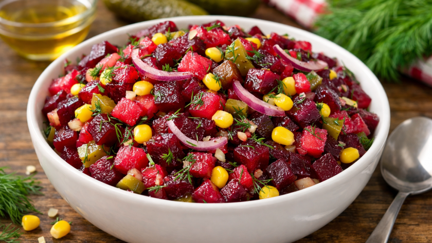 Этот салат из свёклы съедают первым — вкуснее винегрета в 100 раз, да и готовится за минуты