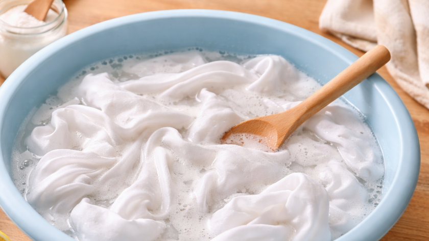 3 ложки в таз — и все мои белые вещи чище снега на вершине Альп: даже серая "тряпка" засверкает белизной