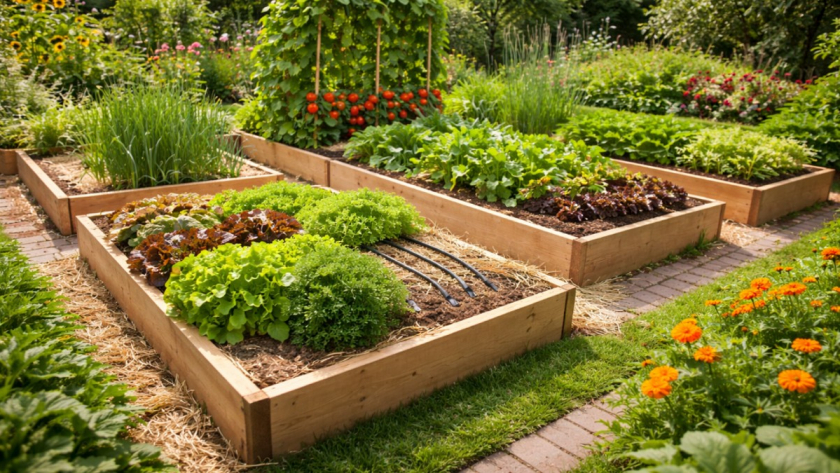 Огород, который работает без вас: простая система грядок, дающая урожай в 3 раза больше при вдвое меньших усилиях