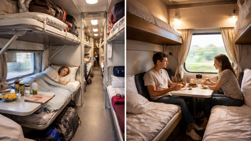 Плацкарт или купе: в чём реальная разница по размерам полок, свету и комфорту сна – и когда переплата оправдана