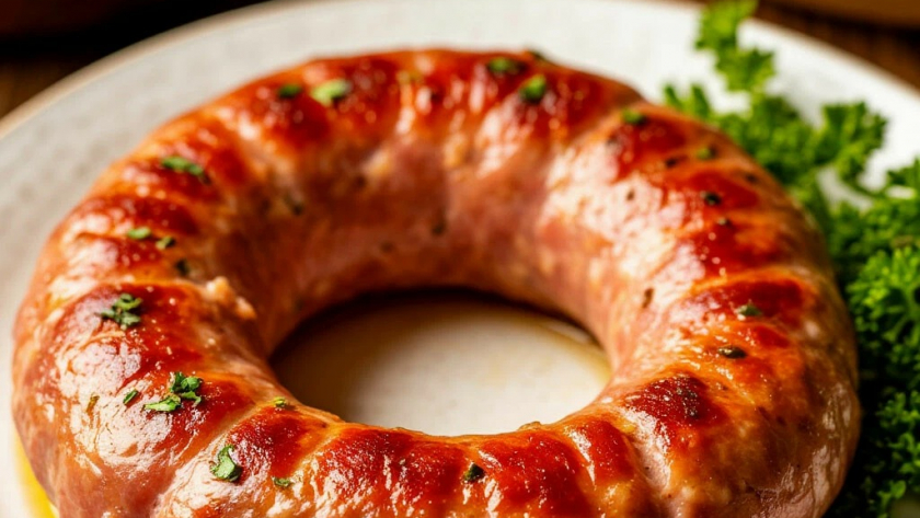 Килограмм фарша, час в духовке — и у вас на столе мясной деликатес: сочный, ароматный, без единой «Е-шки»