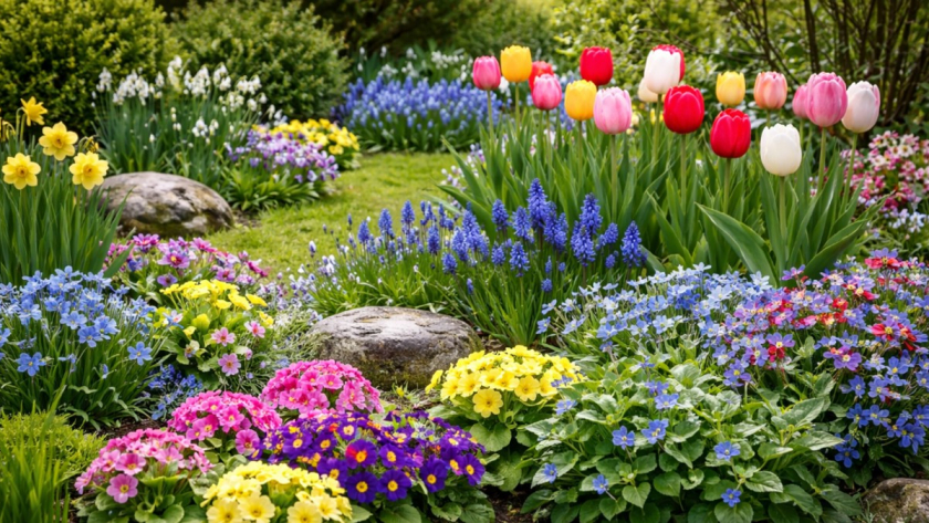 Пятнадцать весенних цветов для сада: от первоцветов в марте и апреле до многолетников с декоративными листьями