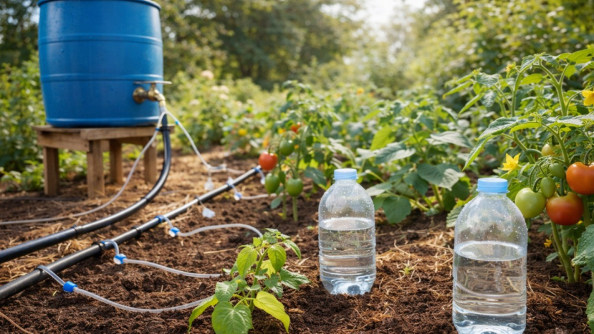 Капельный полив на даче своими руками: два способа собрать систему из подручных материалов и уехать на неделю без тревоги за урожай