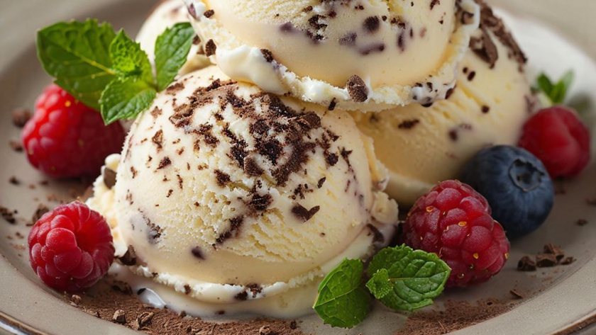 Всего 3 ингредиента и 5 минут — и вы достаёте из морозилки нежнейшее мороженое без сливок