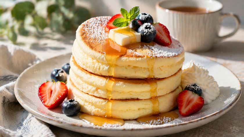 Воздушные как облако: наконец научилась готвить те самые японские суфле-оладьи, которые тают с первой ложки