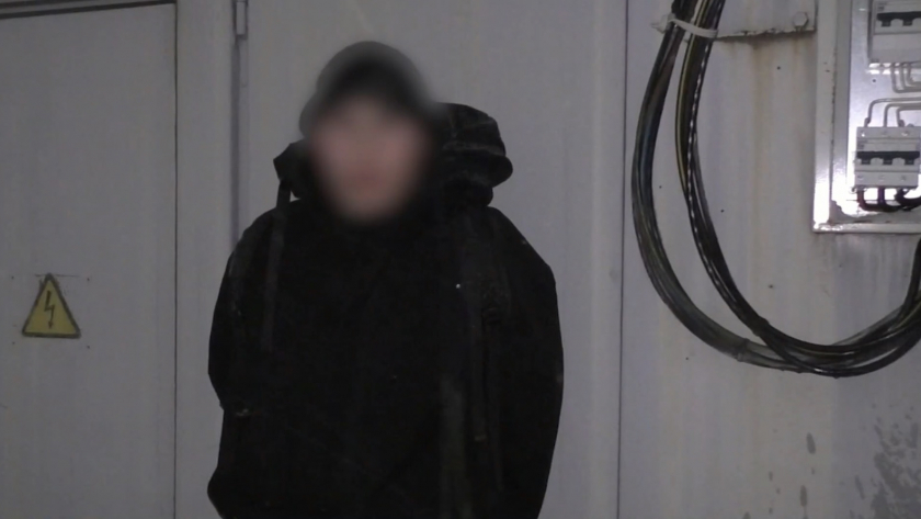 Опубликовано видео задержания подростка, который хотел сжечь подстанцию в Кирове