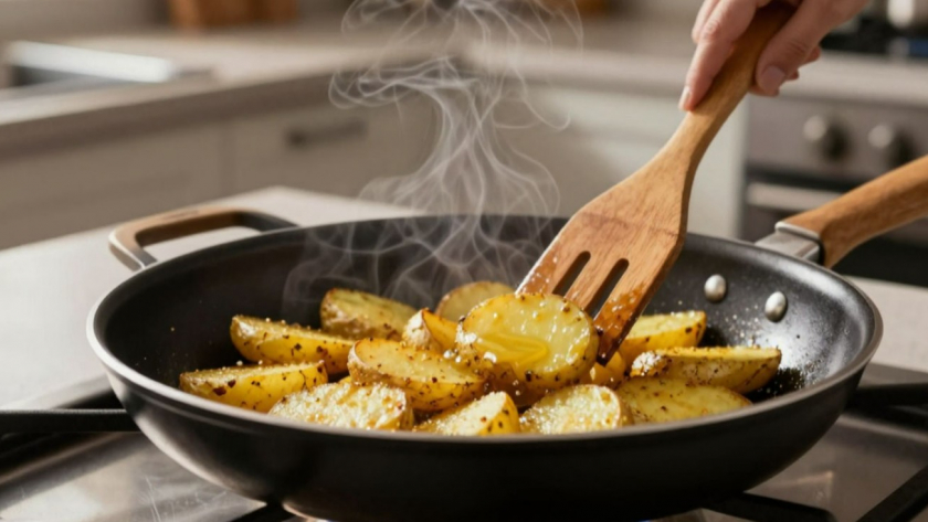 Научилась жарить картошку - от такой даже свекровь за уши не оттащишь: все дело в одной хитрости