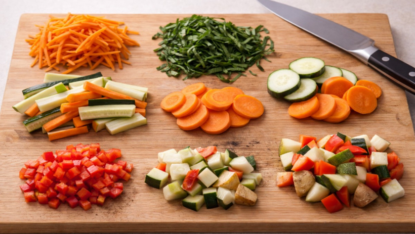 Шесть способов нарезки продуктов которые меняют вкус и подачу блюда – простые техники из ресторанной кухни