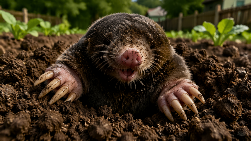Только один способ помог избавиться от крота на участке: простой метод из подручных средств