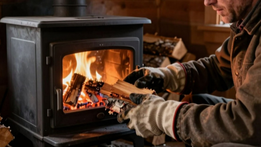 Топлю печь уже 3 года с одним вечным поленом: раздобыл секрет у деревенских старожил - оказывается, все просто