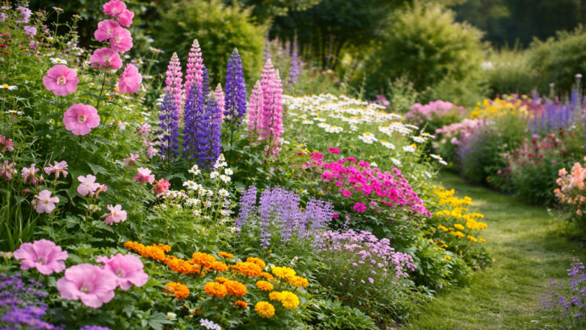 Какие многолетние цветы еще можно успеть посеять в июле, чтобы уже в следующем сезоне клумба выглядела заметно богаче и эффектнее