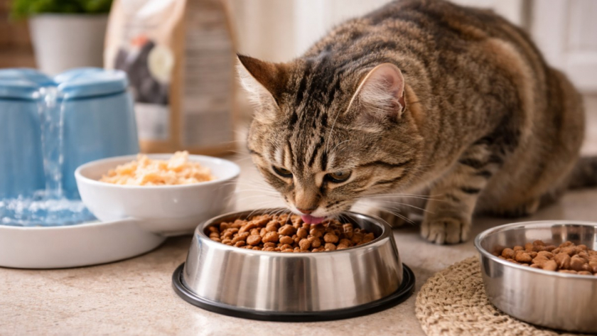 Почему даже качественный сухой корм может навредить кошке, если хозяин изо дня в день повторяет эти четыре привычные ошибки