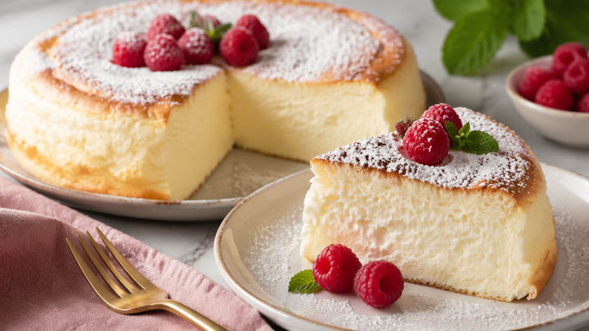 Йогуртовый торт без муки: воздушный десерт с минимумом калорий, который тает во рту