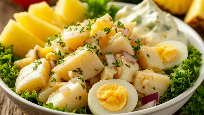 Салат с кальмарами и ананасом: нежное мясо, сладкая свежесть, лёгкая остринка — рецепт, который удивит гостей и готовится за 15 минут