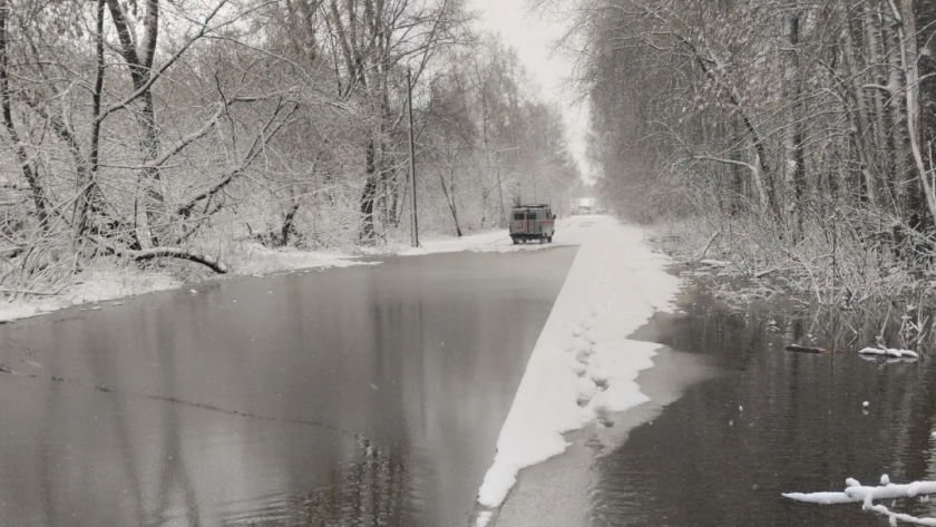 Уровень воды в реке Вятка вырос на 11 сантиметров за сутки