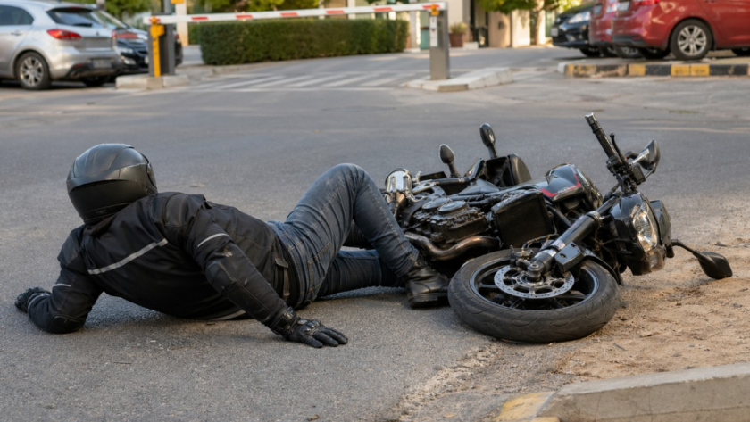 Падение с мотоцикла на малой скорости: почему будничный манёвр опасен, какие травмы получают новички – и где риск выше всего