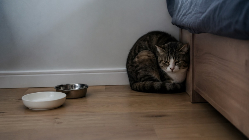 Тихая кошка в углу: почему внезапное уединение, неподвижность и отказ от контакта могут быть первым сигналом болезни