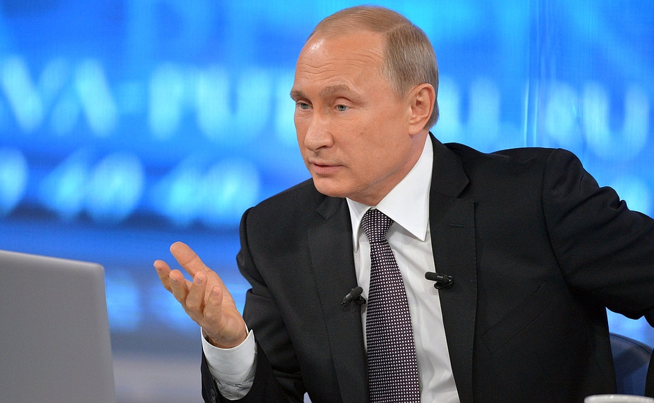 В Кремле решили перенести прямую линию с Владимиром Путиным