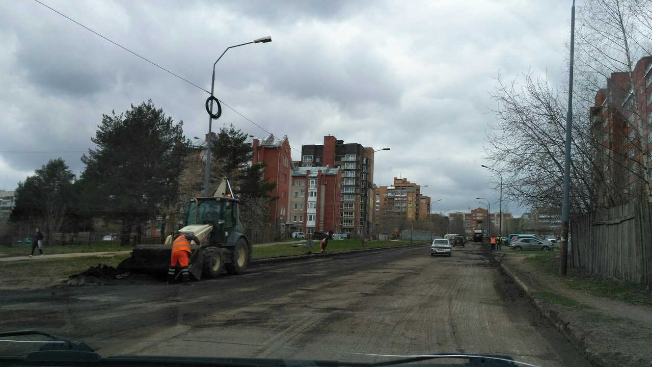 В Чепецке начали ремонтировать сразу несколько улиц