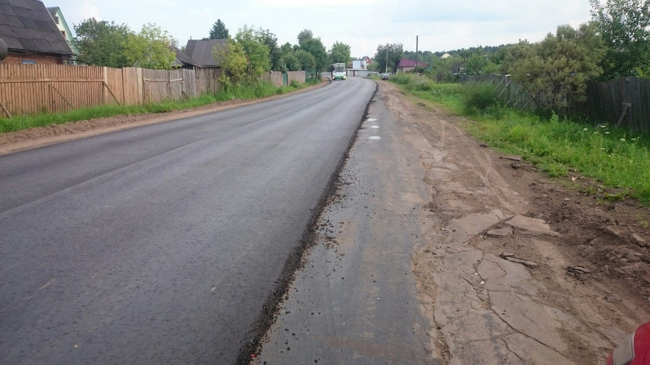 Жители Кирово-Чепецка недовольны отремонтированной дорогой