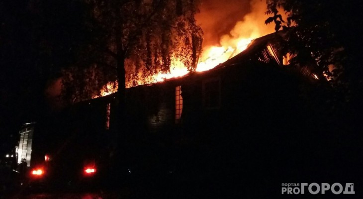В Чепецком районе в пожаре погибла женщина