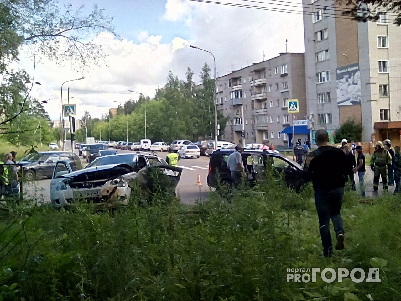 В ДТП на улице Ленина  в Чепецке пострадали два человека