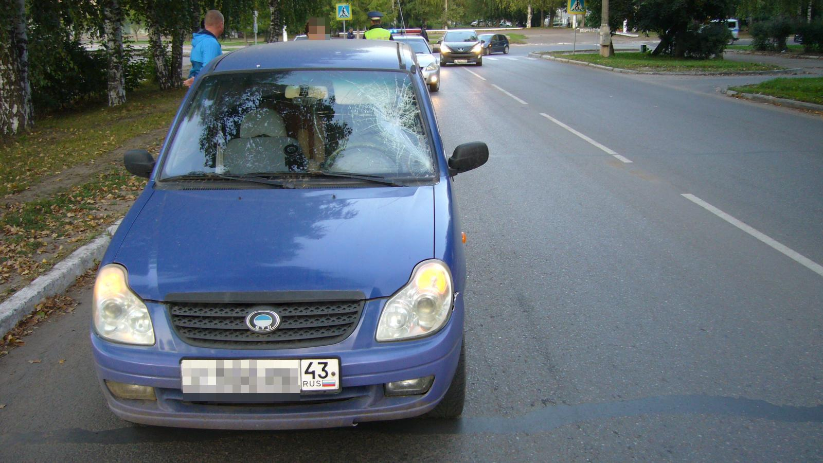 В Чепецке женщина за рулем иномарки сбила пенсионера