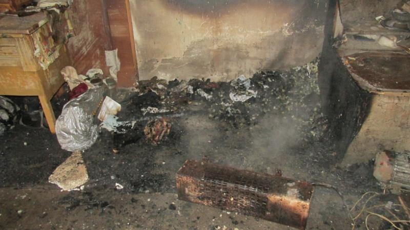 В Чепецке на улице Труда сгорел капитальный гараж со всем имуществом