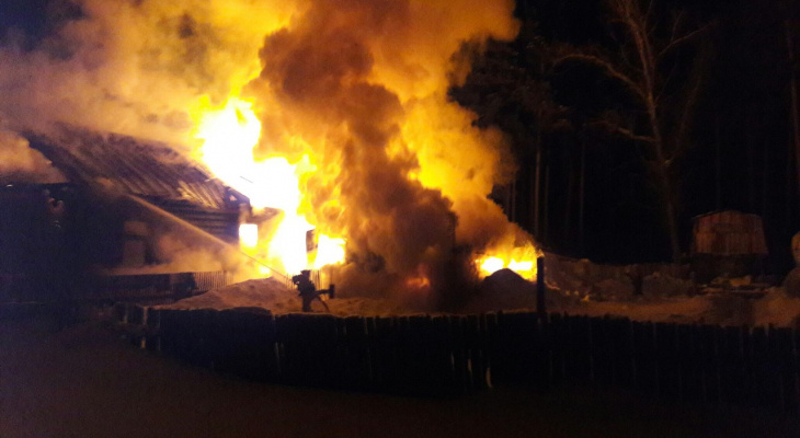 В Чепецком районе в пожаре погибли два человека