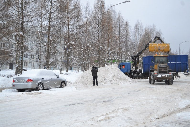 Администрация Чепецка прокомментировал ситуацию с уборкой снега