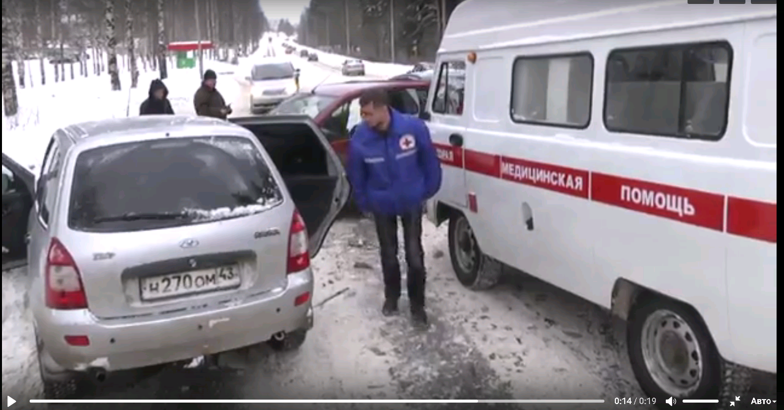 В Чепецке в массовой аварии пострадали люди