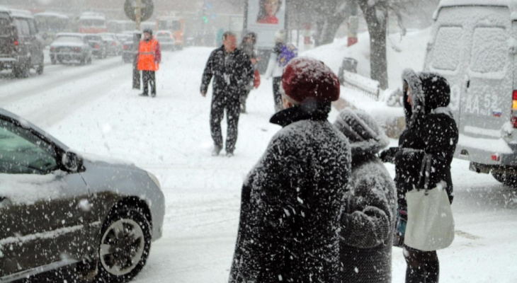 В Кирово- Чепецке  ожидается потепление и снегопад