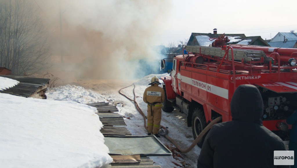 В одном из районов Кировской области дотла сгорел жилой дом