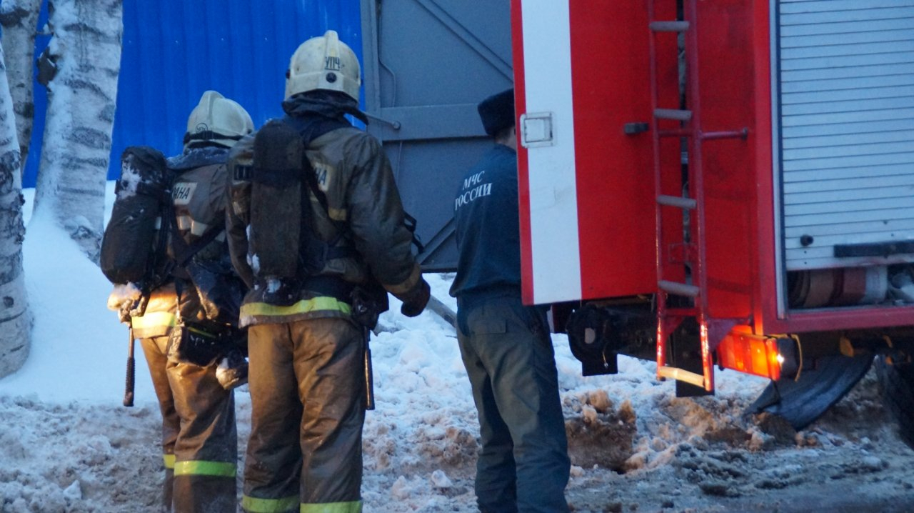 В Чепецком районе произошел пожар на деревообрабатывающем предприятии