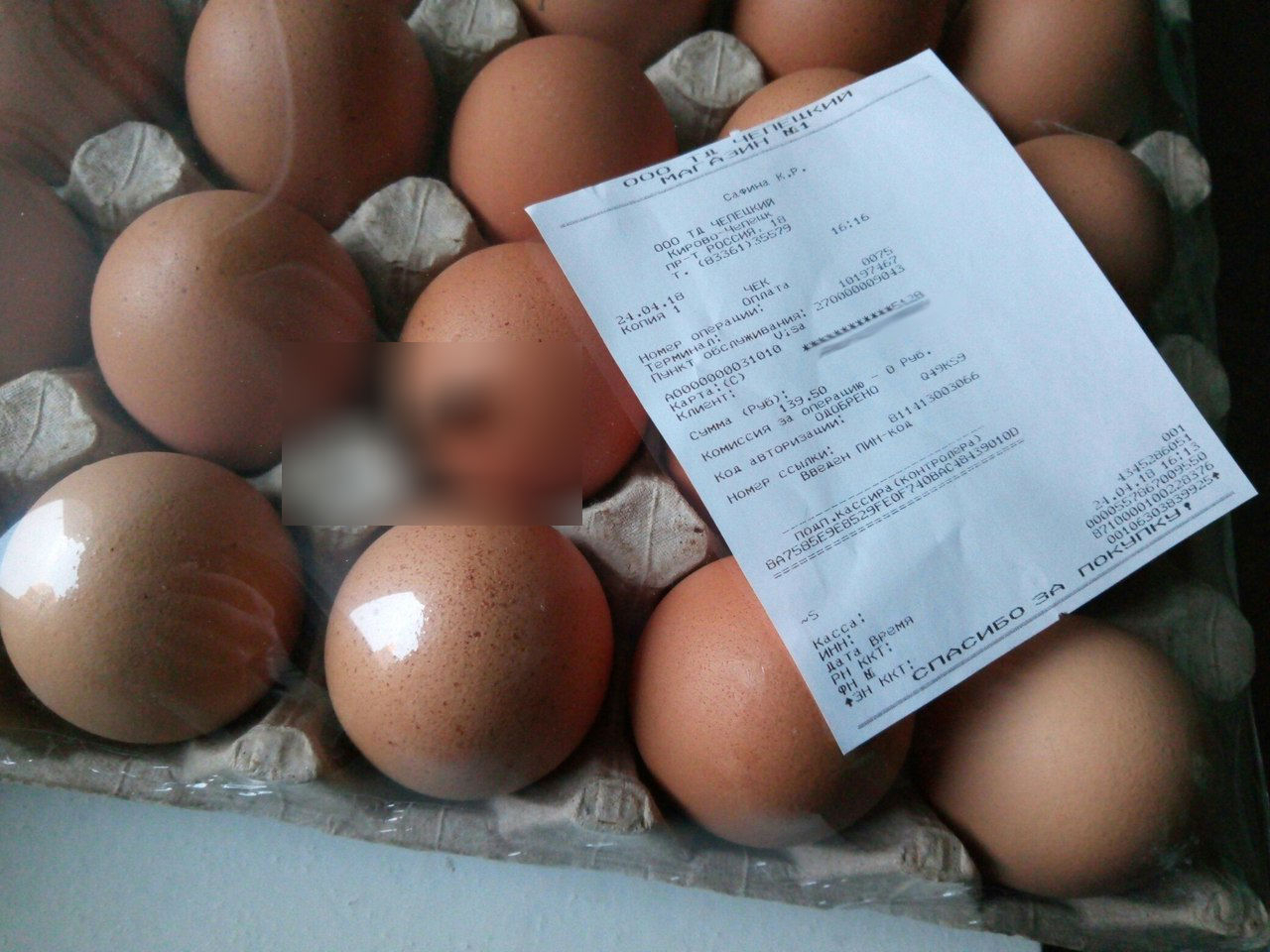 В Чепецке покупатель купил яйца с неприятным сюрпризом