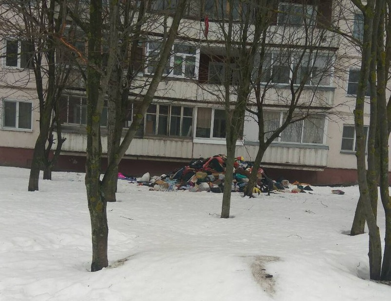 Чтобы вывезти мусор из квартиры на Сосновой в Чепецке, понадобился грузовик
